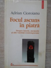 FOCUL ASCUNS IN PIATRA. DESPRE ISTORIE, MEMORIE SI ALTE VANITATI CONTEMPORANE-ADRIAN CIOROIANU-280615