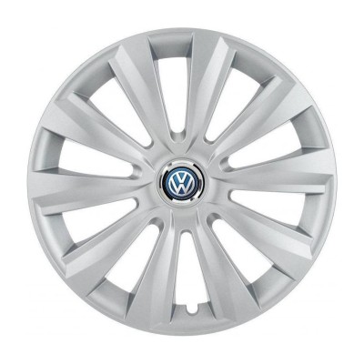 Set 4 Capace Roti, potrivite jantelor de R16, pentru Volkswagen, model delta cromat foto
