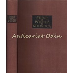 Studii De Poetica Si Stilistica - Tudor Vianu - Tiraj: 5180 Exemplare