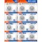 Set 20 Baterii Alkaline LR44, AG13, A76, Pkcell