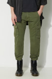 Alpha Industries pantaloni Army Pant bărbați, culoarea verde, cu fit cargo