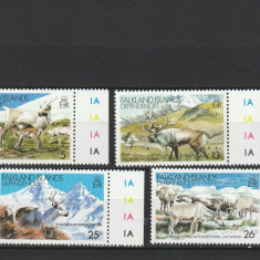 Falkland Islands Dependencies 1982-Fauna,Reni,serie 4 val.(tabs),MNH,Mi.102-105