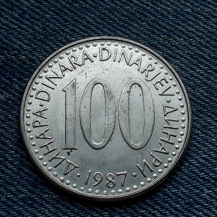 2g - 100 Dinara 1987 Iugoslavia
