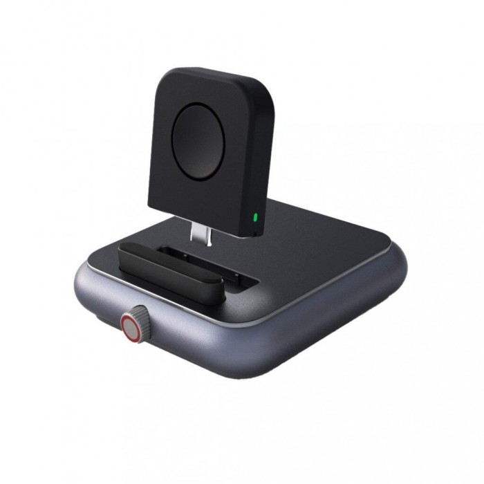 Incarcator wireless pentru Apple Watch, JOYROOM, Policarbonat, Negru