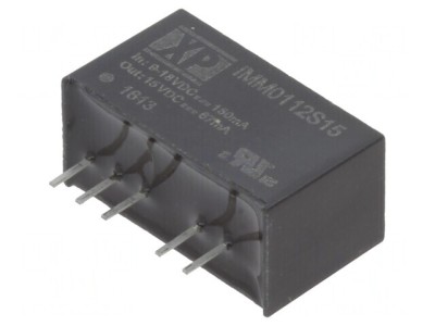 Convertor DC/DC 1W 9-18V la 15V 67mA SIP7 foto