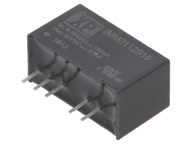 Convertor DC/DC 1W 9-18V la 15V 67mA SIP7