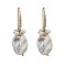 Cercei Fantasy cu perle biwa roz