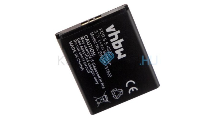 Baterie de telefon mobil VHBW Sony BST-33 - 900mAh, 3.7V, Li-ion