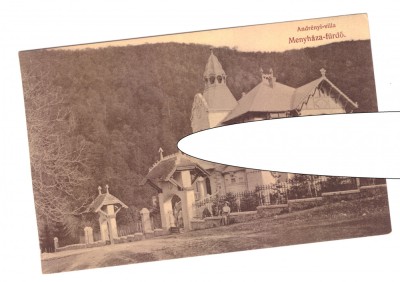CP Moneasa - Vila Andrenyi, pana in 1918, necirculata, stare foarte buna foto