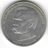 POLONIA 50000 ZLOTI 1988 , Ag 750/1000 , 19.75 g [1] JOSEF PILSUDSKI , XF+++