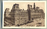 AD 503 C. P. VECHE - PARIS - HOTEL DE VILLE -FRANTA -MASINI DE EPOCA, ANIMATIE, Circulata, Printata