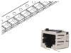 Conector RJ45 soclu 8 PIN Cat 5 ecranat 8p8c SMT, ENCITECH
