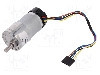 Motor DC, 12V DC, 7A, 83rot./min, DFROBOT, FIT0185