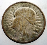 F.029 POLONIA QUEEN JADWIGA 2 ZLOTE ZLOTI 1934 ARGINT 250000ex., Europa