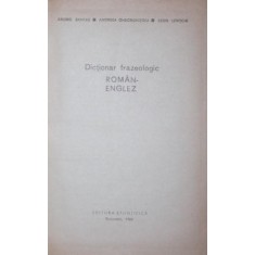 DICTIONAR FRAZEOLOGIC ROMAN-ENGLEZ