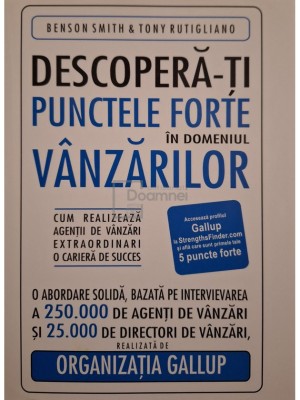 Benson Smith - Descopera-ti punctele forte in domeniul vanzarilor (Editia: 2006) foto