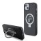 Husa pentru iPhone 15 Plus / 14 Plus - Karl Lagerfeld Hardcase Ring Stand MagSafe (KLHMP15MHMRSKCK) - Karl&amp;Choupette