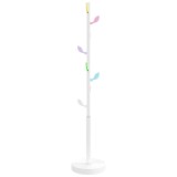 Cumpara ieftin Cuier de haine, alb, 172 cm, fier vopsit electrostatic