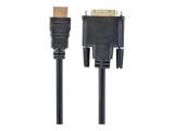 Gembird CC, HDMI, DVI, 10 , Cablu HDMI, DVI 3 m, conectori aurii, male, male