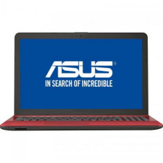 Laptop ASUS X541NA-GO009, Intel HD Graphics 500, RAM 4GB, HDD 500GB, Intel Celeron Dual Core N3350, 15.6&amp;amp;quot;, Free Dos, Red foto