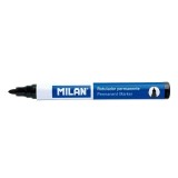 Marker permanent - Varf rotund - Negru | Milan