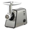 Masina tocat carne Zass 600W, 1.6Kg/min, 3 discuri inox, accesorii carnati/kebbe/rosii, argintiu