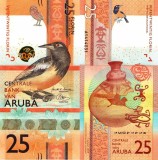 Aruba 25 Florin 2019 UNC Bancnota Straina America - Numismatica