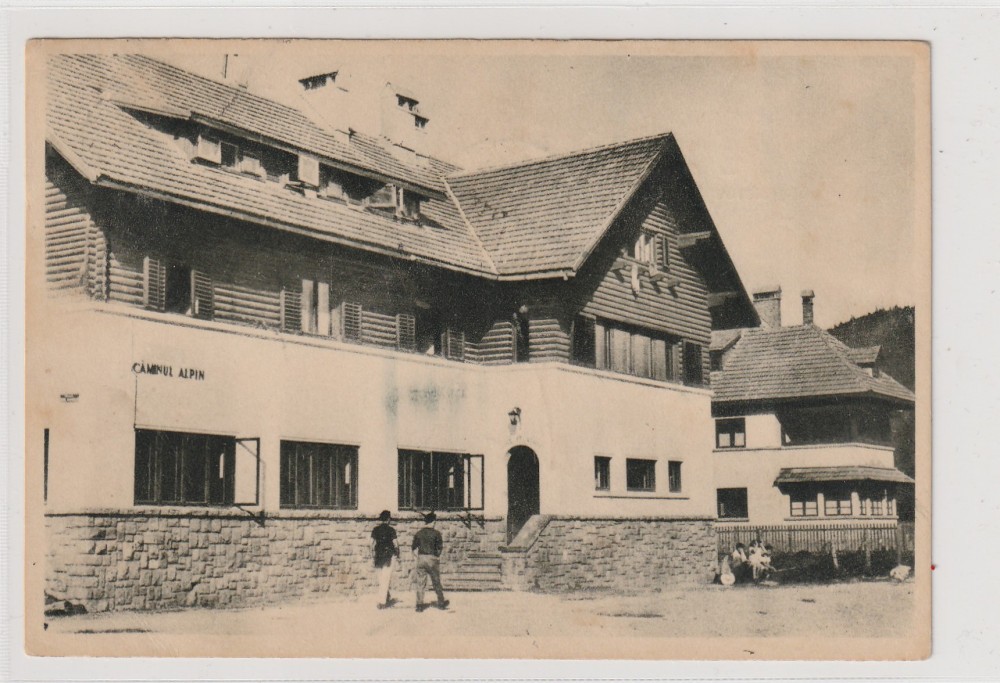 Muntii Bucegi-Caminul Alpin C.G.S. , circulata Busteni-Cluj 1956, Printata  | Okazii.ro