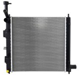 Radiator Kia Picanto 17-, motor: 1.0, 1.2, LPG, 410x428x16, OEM/OES (Hanon), Aluminiu/ Plastic brazat, 25310G6000; 25310G6100