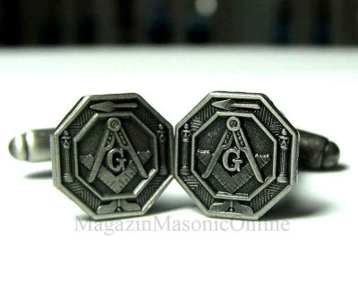 Butoni Simboluri Masonice Octagon foto