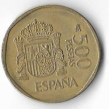 Moneda 500 pesetas 1990 - Spania foto