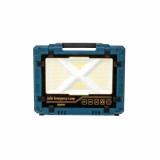 Proiector LED 400W cu incarcare solara si USB, panou incorporabil si detasabil