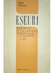 Matei Calinescu - Eseuri despre literatura moderna (Editia: 1970) foto