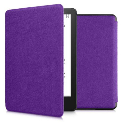 Husa pentru Amazon Kindle Paperwhite 11, Kwmobile, Mov, Textil, 56259.38 foto