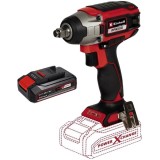 Einhell IMPAXXO 18/230 PXC - Masina de insurubat cu impact patrat 1/2 inch 230 Nm + Acumulator Li-Ion 18 V 2.5 Ah