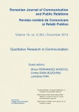 Romanian Journal of Communication and Public Relations / Revista romana de comunicare si relatii publice - nr. 30 / 2013 |, Comunicare.ro