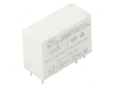 Releu Electromagnetic SPST-NO 24VDC 16A THT foto