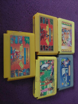 Casete joc pe televizor terminator,Caseta pentru jocul Nintendo,colectie-pret/bu foto