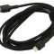 Cablu USB Lightning 2m Negru 2.4A