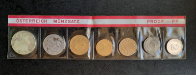 Lot monede 1973, Austria - Proof - A 2984 foto