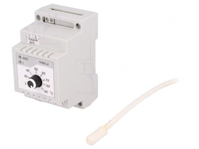 Regulator Temperatură NTC 47kOhm cu Relee 230VAC TPMC-8 foto