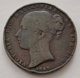Gibraltar, 1 Quart 1842 Regina Victoria ( 1837-1901 )