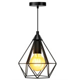 Lustra cu Pendul Camelia, Sofia CONCEPT&reg;, Stil Vintage Retro, Inaltime ajustabila, 110Cm, Negru