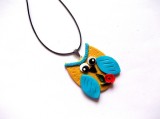 Colier fimo cu bufnita 40762