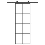 Cumpara ieftin Usa glisanta cu set feronerie, 76x205 cm, sticla ESG/aluminiu