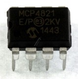 12BIT DAC,SPI,VREF,SINGLE,PDIP8 TYP:MCP4821-E/P MCP4821-E/P MICROCHIP