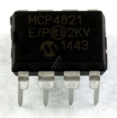 12BIT DAC,SPI,VREF,SINGLE,PDIP8 TYP:MCP4821-E/P MCP4821-E/P MICROCHIP foto