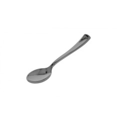 Set 50 lingurite cafea espresso 10 cm, plastic reutilizabil, culoare argintie