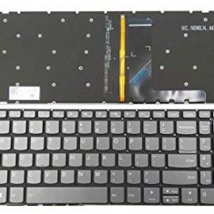 Tastatura laptop noua Lenovo Ideapad 320-15ABR 320-15ISK Gray US Backlit (without frame)