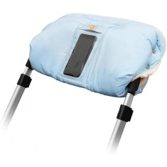 Manusa pentru carucior Amazy, poliester, albastru, 50 x 30 cm